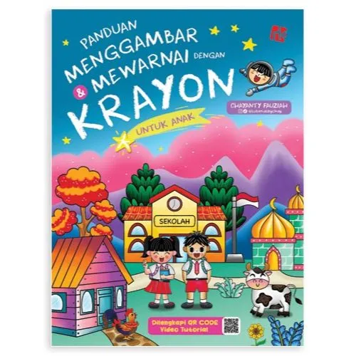 KawahMedia Buku Panduan Menggambar & Mewarnai dengan Krayon untuk Anak