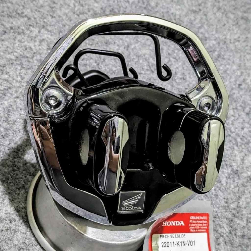 Dudukan Stang PCX 160, Modifikasi Stang PCX 160 2025 Cover, Post Comp PCX 160 / PCX 150, Cover Garnish Stang PCX 160 & PCX 150, Cover Stang PCX CNC