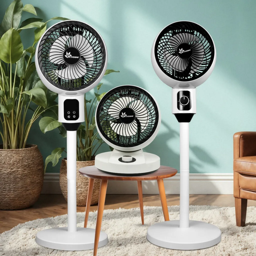 MIYOSHI - KIPAS ANGIN MODERN/KIPAS ANGIN MINIMALIS/KIPAS ANGIN BERDIRI/STANDING FAN/KIPAS ANGIN MEJA/DESKFAN/KIPAS ANGIN ROTATION/KIPAS ANGIN REMOTE/KIPAS ANGIN VIRAL