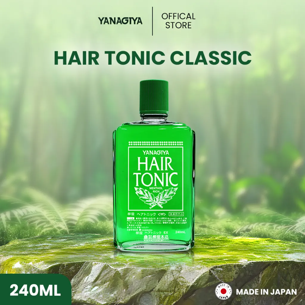 Yanagiya Hair Tonic Penumbuh Penebal Rambut 240ml - All variant (Premium Quality made in Japan)