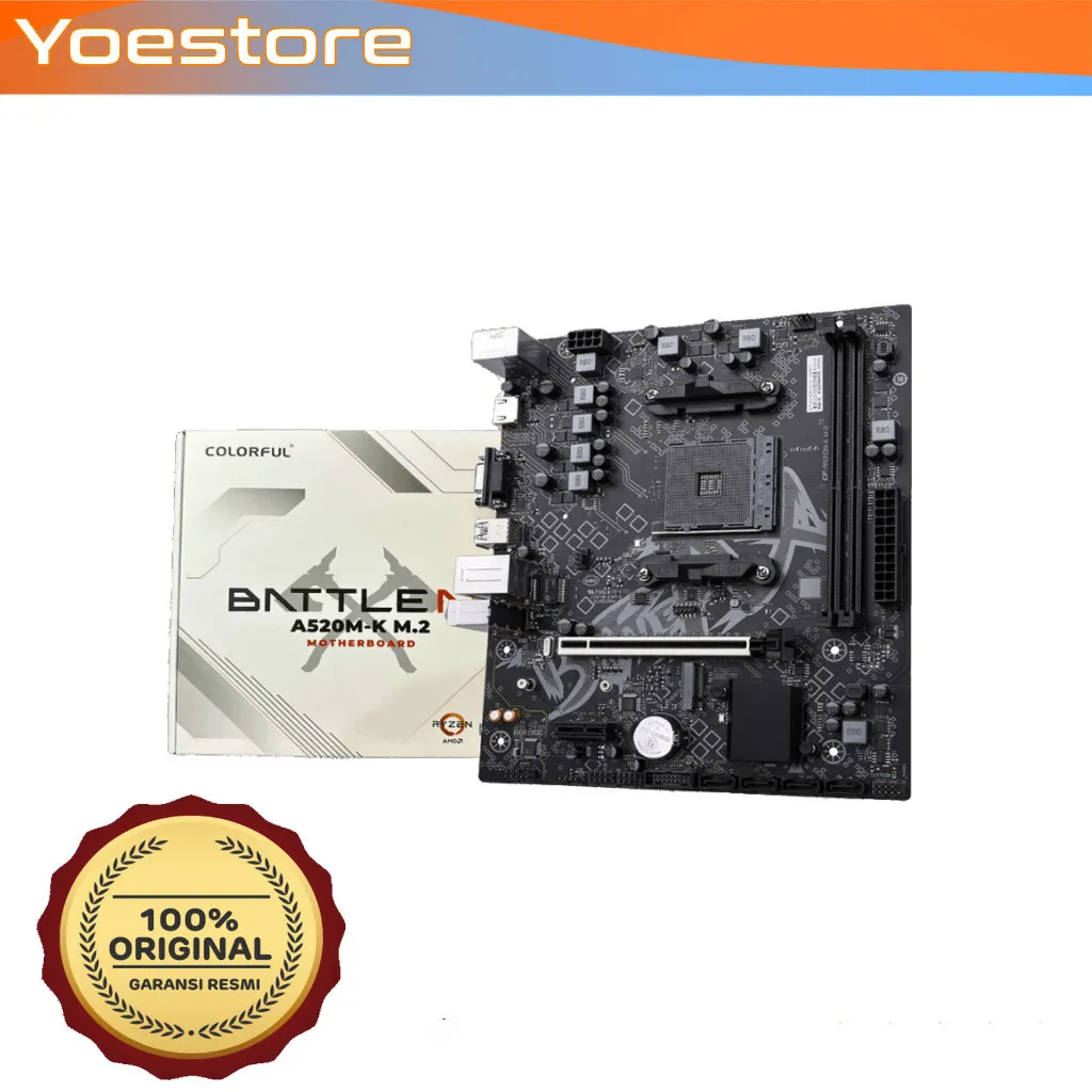 Motherboard Colorful BATTLE-AX A520M-K M.2 V14 AM4/ A520/ DDR4/ USB3.2/ SATA