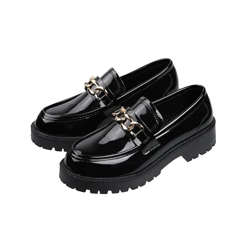 Sepatu Oxford Kulit Hitam Docmart Wanita Kasual Fashion Terbaru Premium Quality 09 Bisa Cod