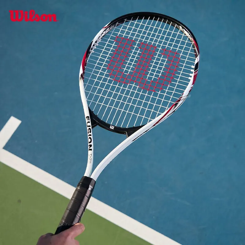 Wilson FUSION XL Raket Tenis Beginner Recreational Casual Tennis Rackets (Strung) - WR199110U