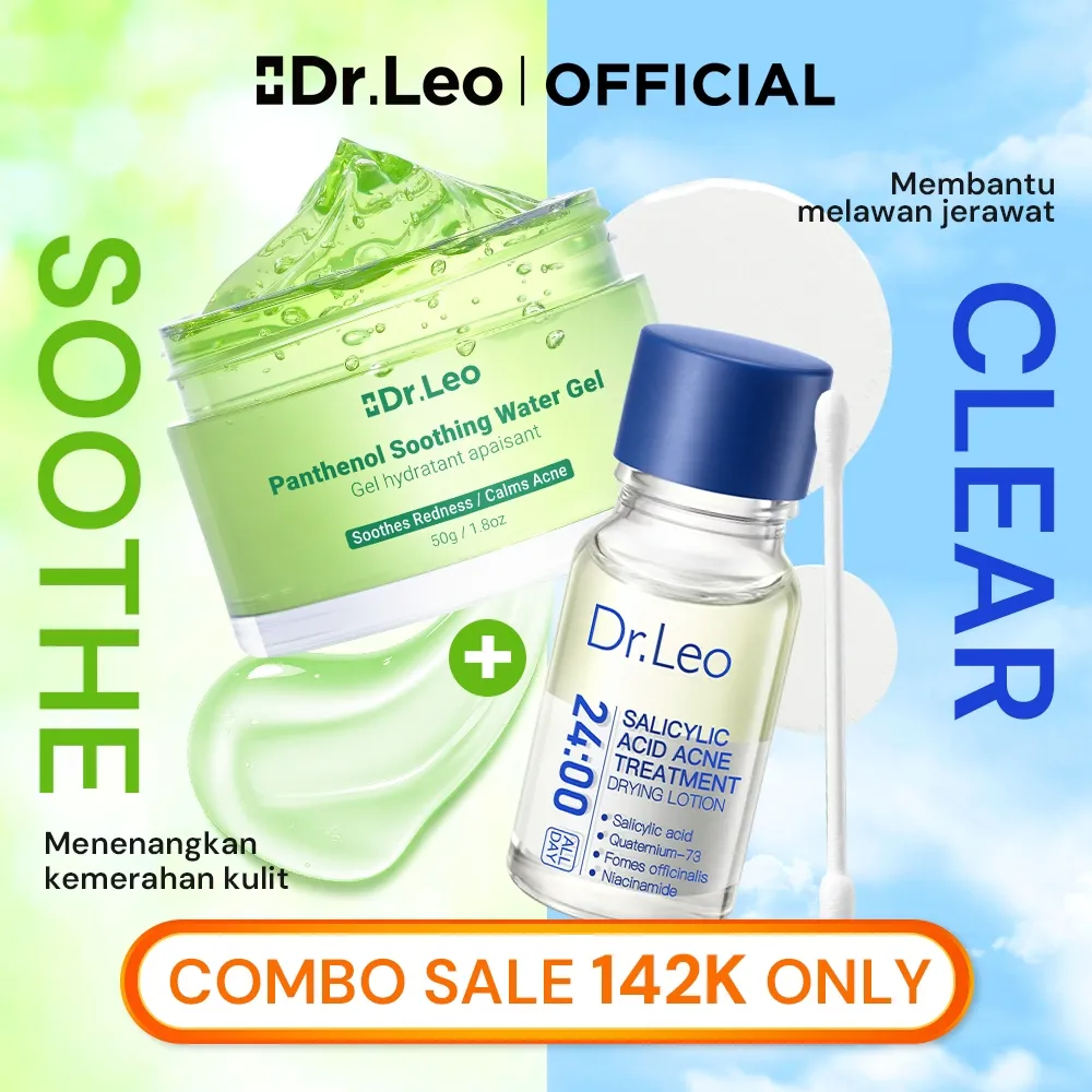 [Officially Authorized] Dr.Leo Salicylic Acid Acne Essence Drying Lotion 10mL 24h Overnight Instant Acne Spot Treatment Penghilang Jerawat Pore Pimple Remover Obat Totol Anti Acne
