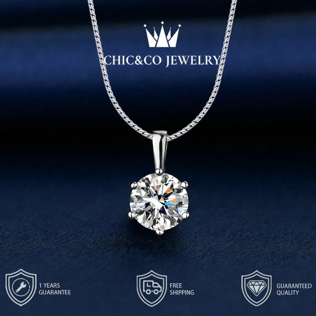 Chicco Jewelry Lokal wanita Wedding Tunangan Adjustable Kalung Silver Permata dukung COD 07