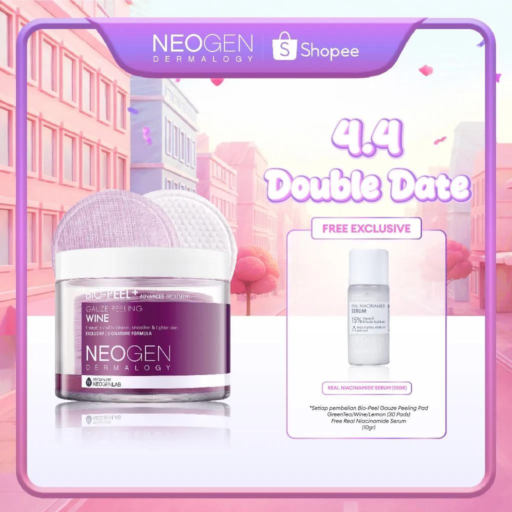 NEOGEN DERMALOGY Bio Peel Exfoliating Pad Wine Full Jar (30 Pads)