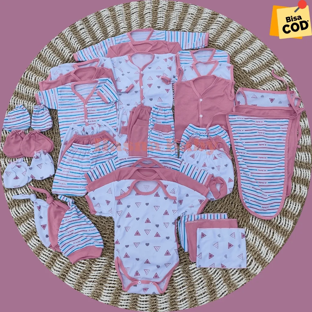 36 Pcs Paket Lahiran Lengkap Baju Bayi Celana Bayi Baru Lahir  Nb Gift Set
