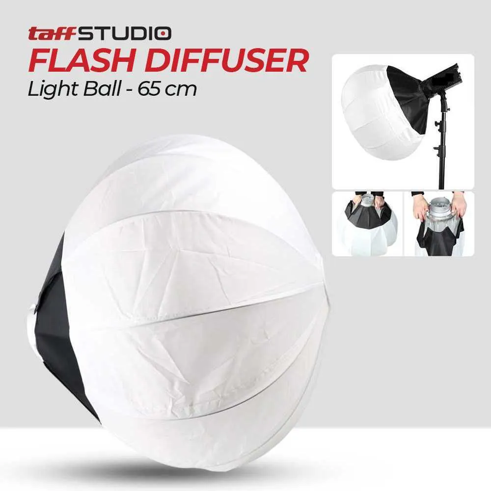 TaffSTUDIO Flash Diffuser Softbox Studio Photography Light Ball 65 cm - 1355