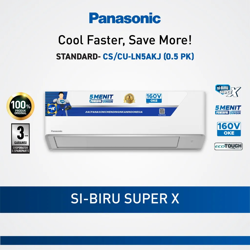 Panasonic CS/CU-LN5AKJ AC Standard Low Voltage [0.5 PK]
