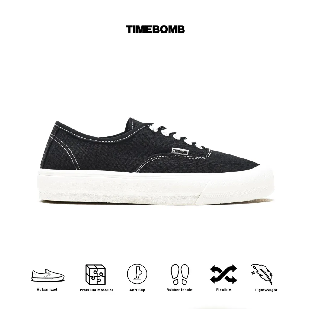 SEPATU TIMEBOMB VULCANIZED | AUTHENTIC | KSTLC | BW