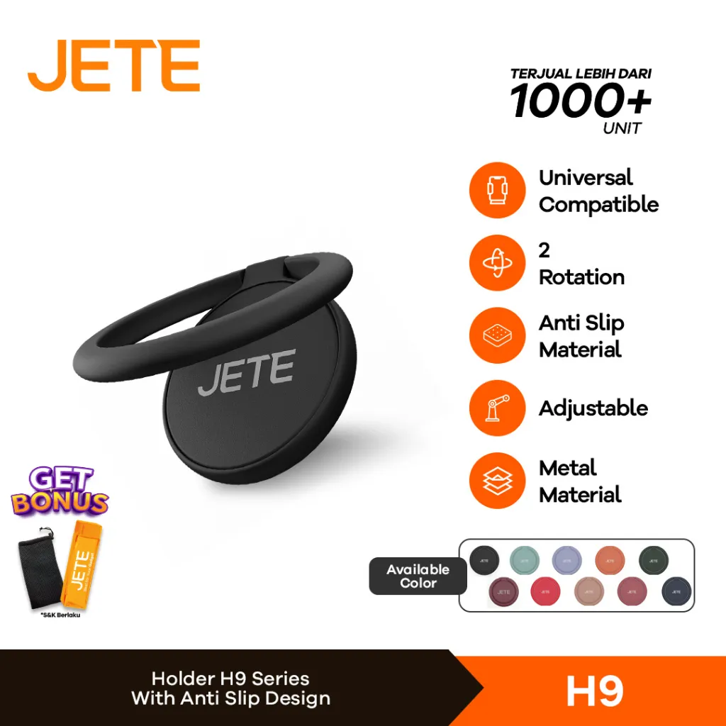 Ring HP JETE H9 Holder Stand HP Lem Perekat - Original