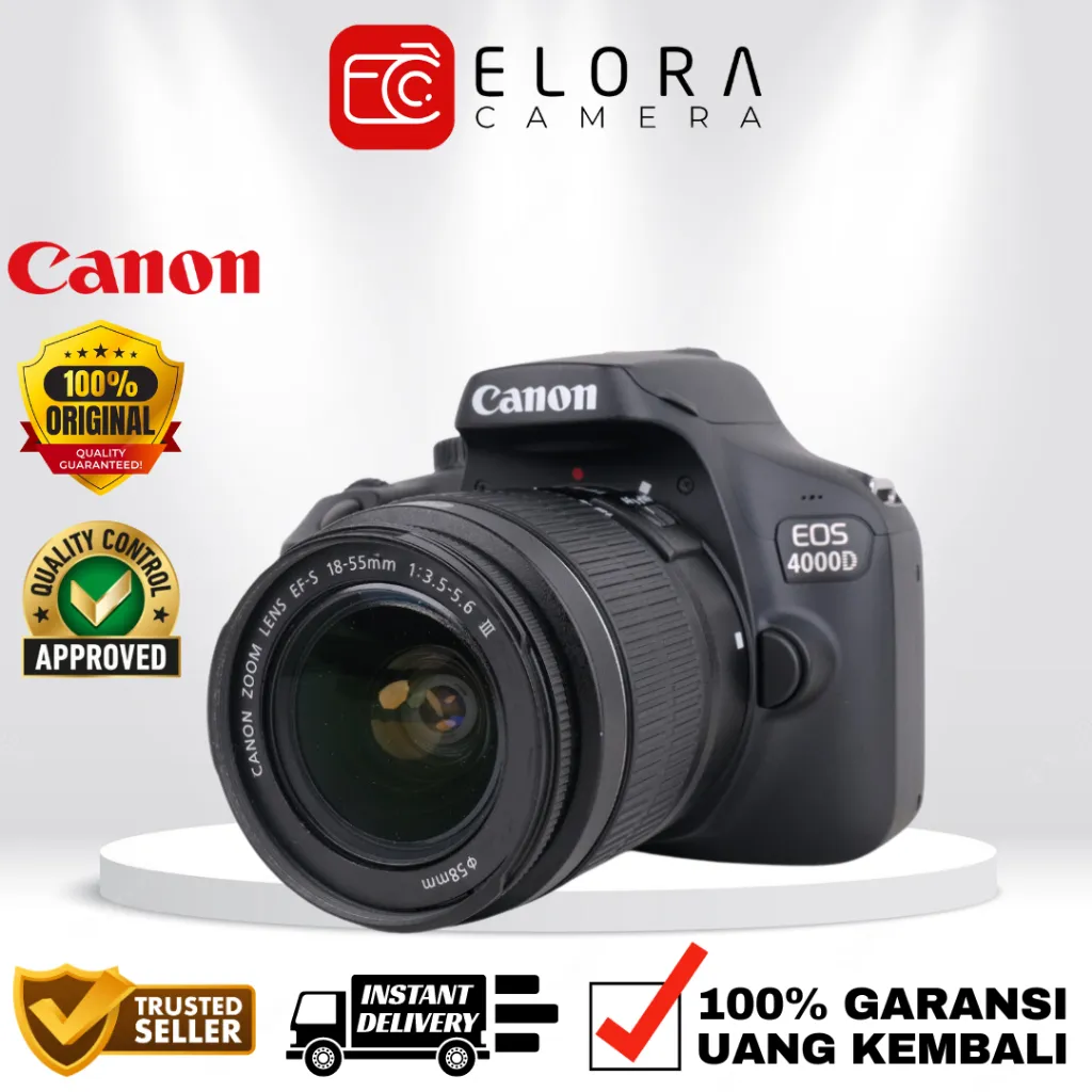 Canon EOS 4000D Kit 18-55mm / Kamera DSLR Canon EOS 4000D Kit 18-55 mm / Canon 4000D 4000 D Kit