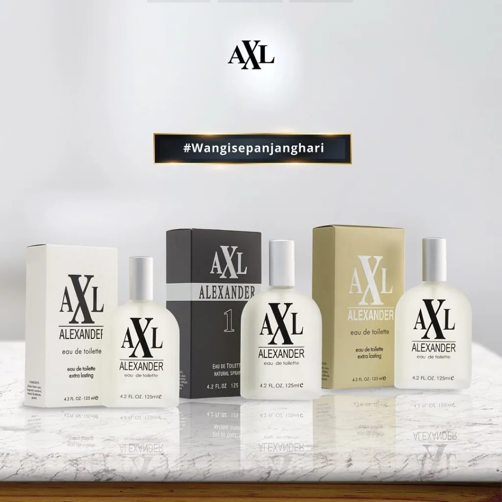 AXL Alexander Eau De Toilette 125ml - EDT Parfum Extra Lasting