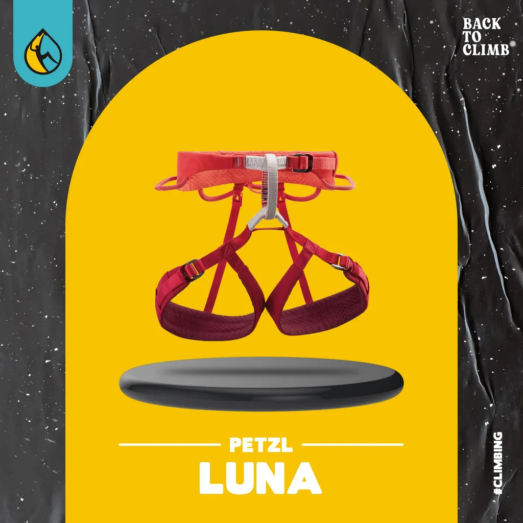 PETZL LUNA Original – Safety Climbing Harness Panjat Tebing Women Outdoor