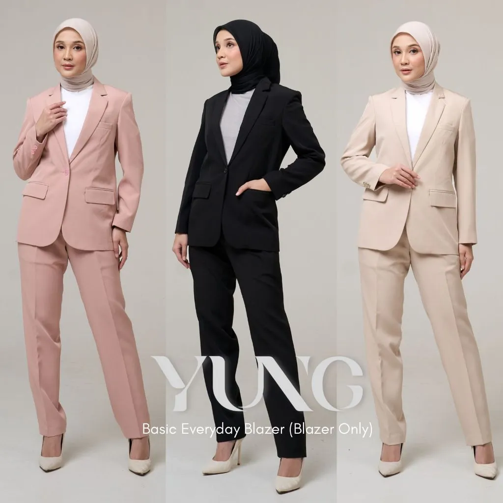 BINAR BLAZER - Blazer Wanita - Blazer Only - Atasan Wanita Formal Casual - Women Suit