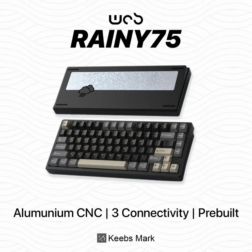 Rainy75 by Wobkey 75% Layout Mechanical Keyboard