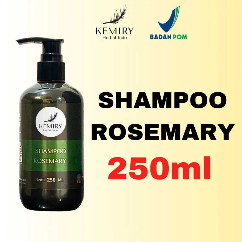 Kemiry Shampoo Ekstrak Rosemary Hair Oil Shampo Untuk Penumbuh Cepat Rambut Rontok Original 100%