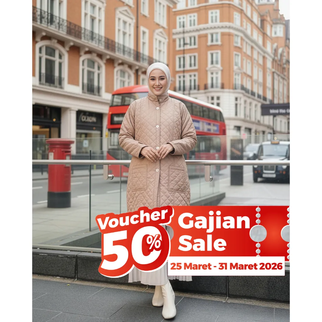 Hijacket Belva Jaket Travel Muslimah untuk Umroh & Haji di Musim Dingin