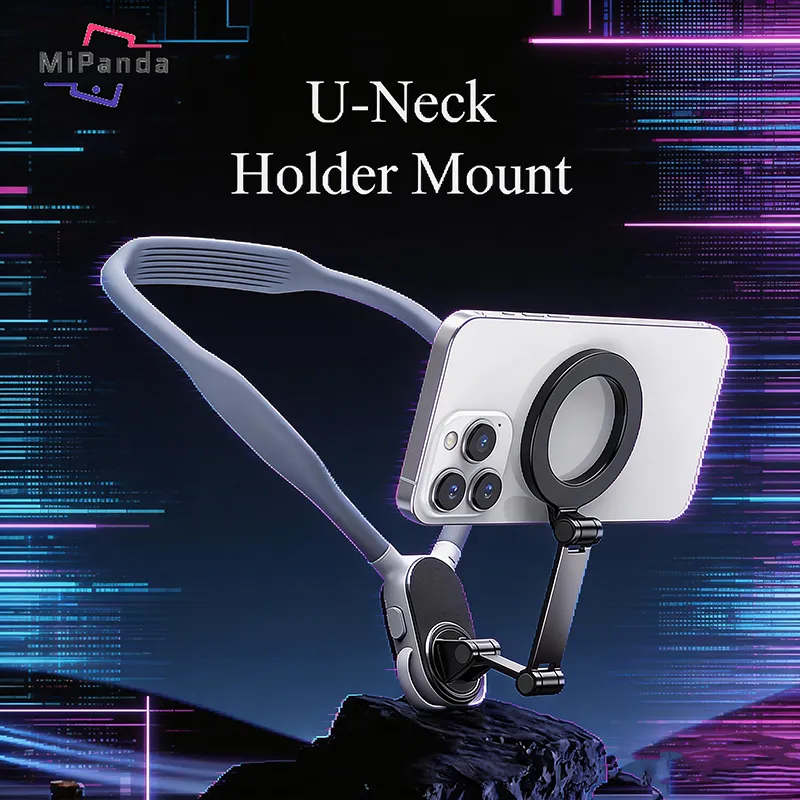 Mipanda Chest Strap HP U-Neck Holder Mount SE Kalung Leher Neck Bracket GoPro & Smartphone Magnetic HP Vlog POV