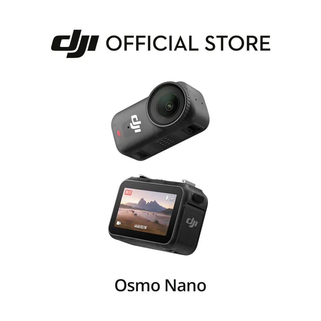DJI Osmo Nano - Wearable Camera for Versatile Perspectives | All-New 1/1.3 Sensor | 4K/60fps & 143° Wide FOV