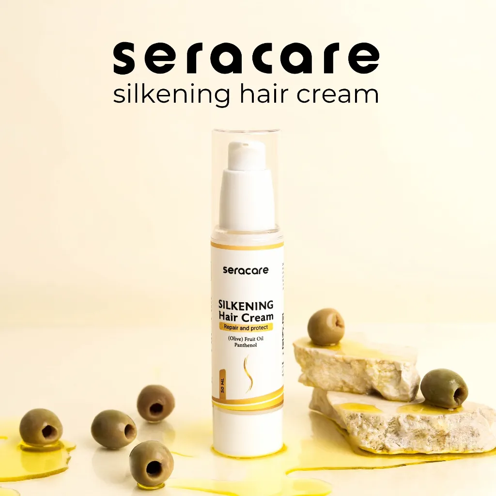 SERATIN - Silkening Hair Cream Repair & Protect | Leave-In Conditioner, Heat Protectant, Anti Frizz