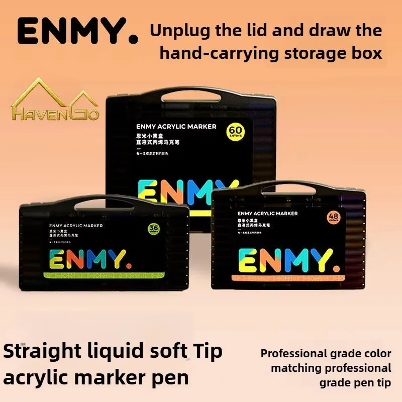 Pensil Marker Drawing Pen Marker Akrilik Dua Ujung / Dual Tip Waterbased Set Lengkap Sketching Drawing