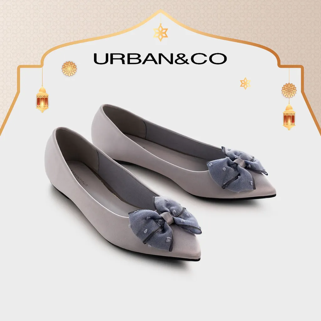 URBAN&CO Haruna Essentials Flatshoes Sepatu Kerja Slip On Wanita Kekinian
