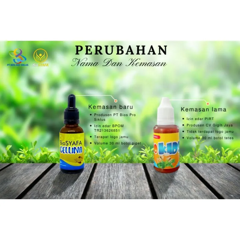 Biosyafa Bio Cellina / Bio Kids (Imun Booster & Kecerdasan Otak)