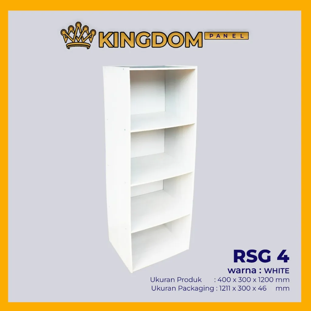 RAK SERBAGUNA / RAK SUSUN / RAK BUKU 2 3 4 SUSUN