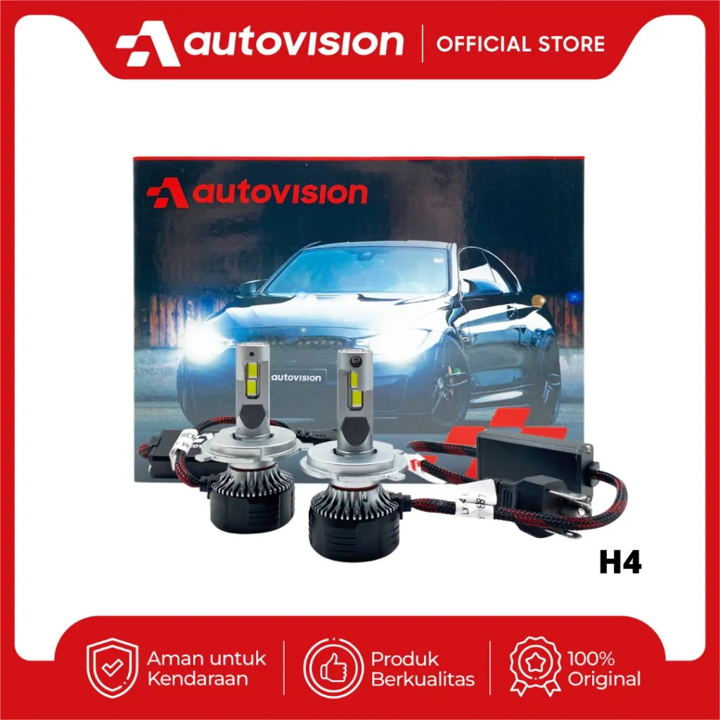 Headlamp/Lampu Utama Mobil LED Autovision Carbon LX 9-30V 63WATT 5700K