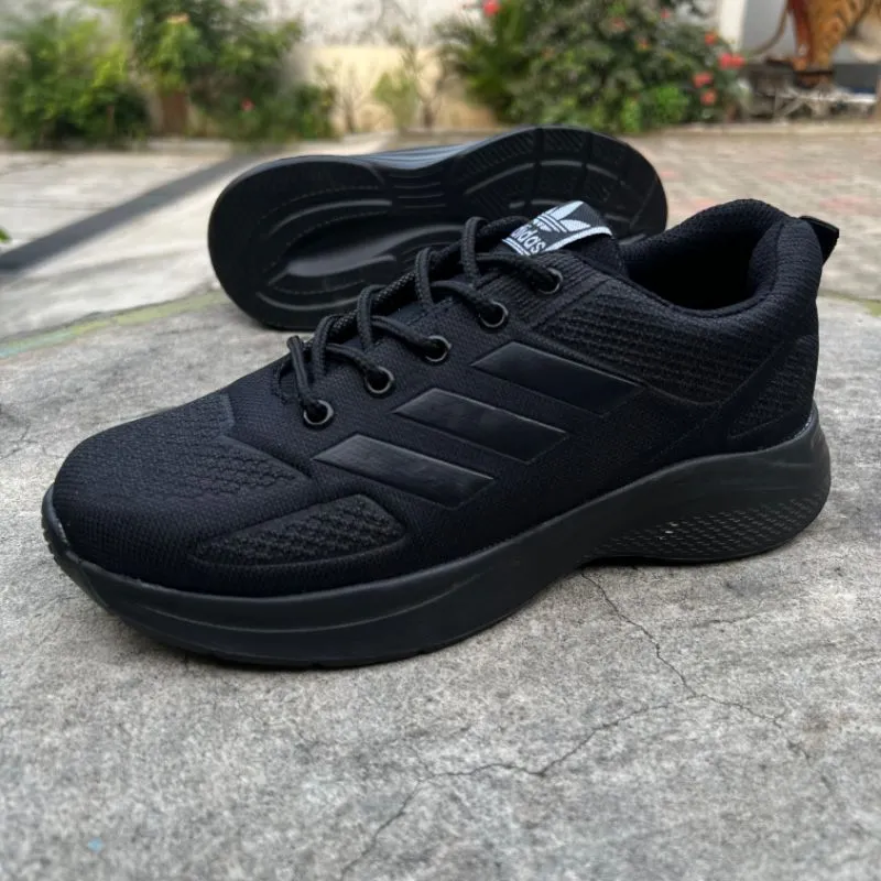 Sepatu Sekolah Anak Laki Laki dan Perempuan Hitam Size 31_43