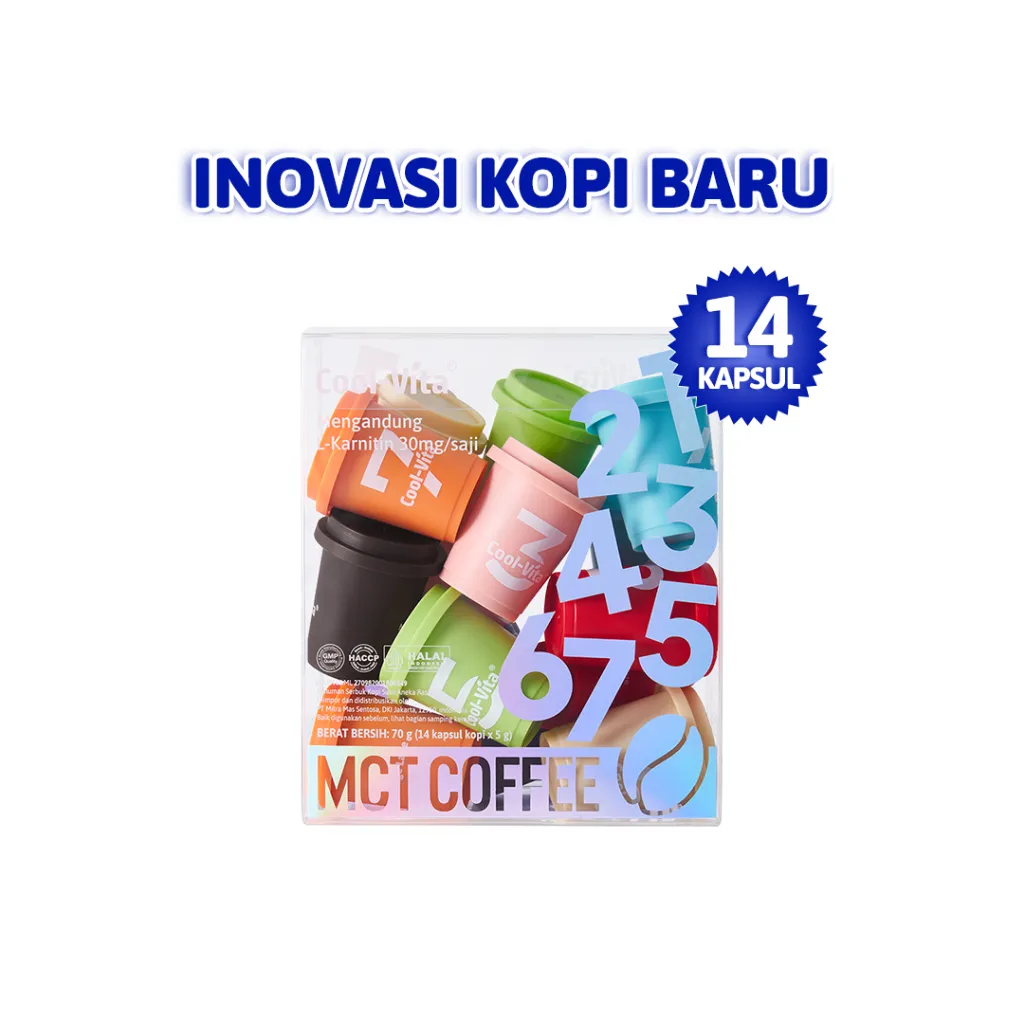 Inovasi Kopi Baru Coolvita Big Box MCT Coffee Mix 14 Kapsul  dengan Varian Rasa yang Nikmat MR