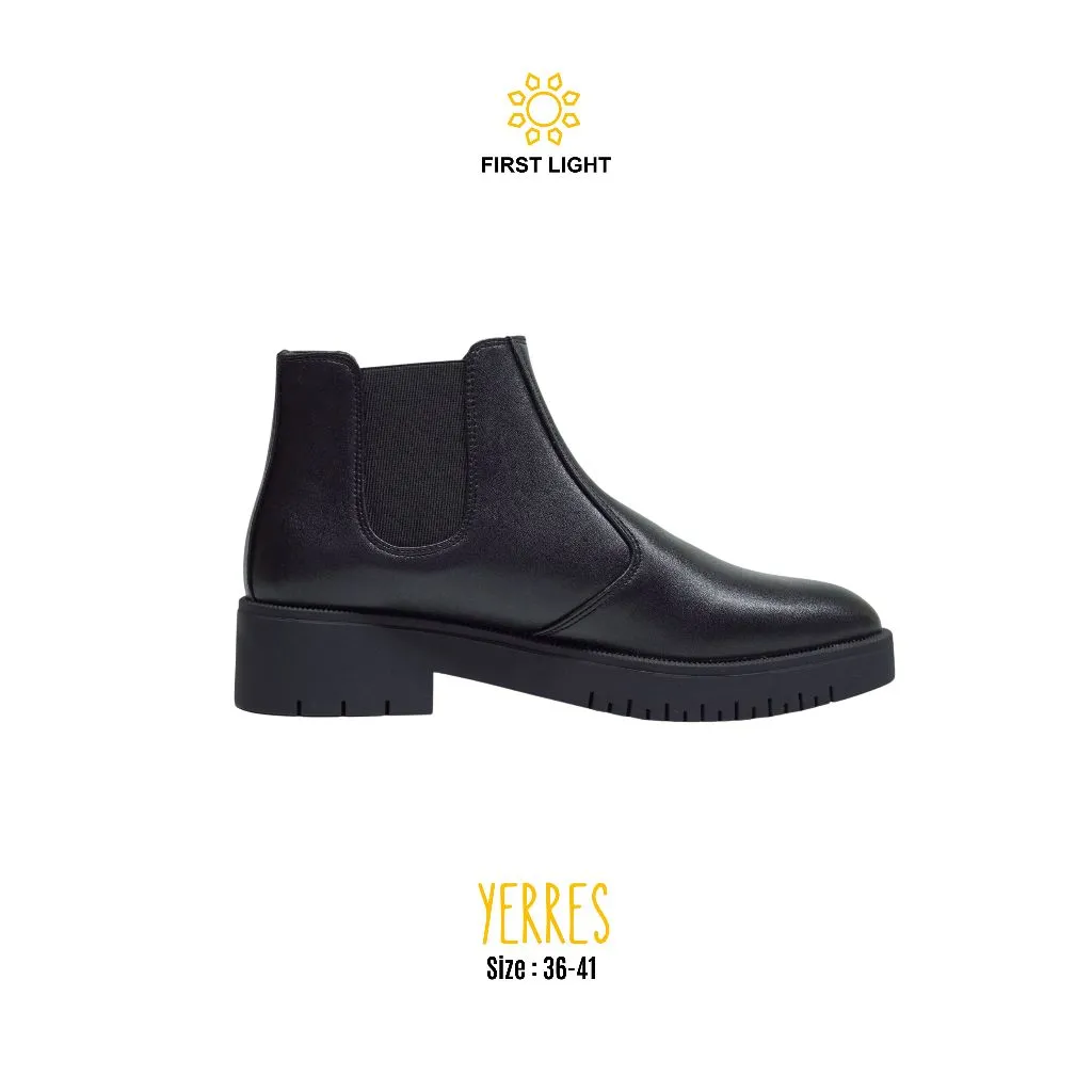 First Light - Yerres Black - Sepatu Boots Wanita Dewasa