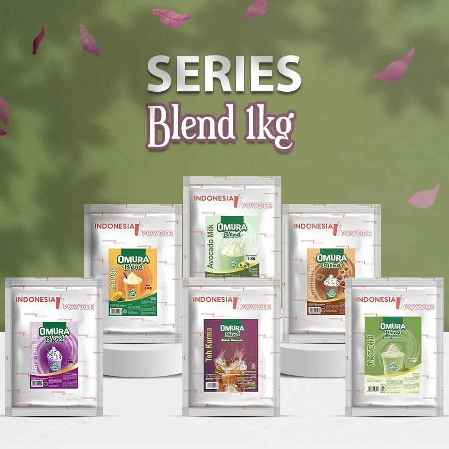 [SERIES 1 KG] Bubuk Minuman Premium Mix Gula Aneka Rasa 1 Kg HALAL & BPOM Omura Blend Powder