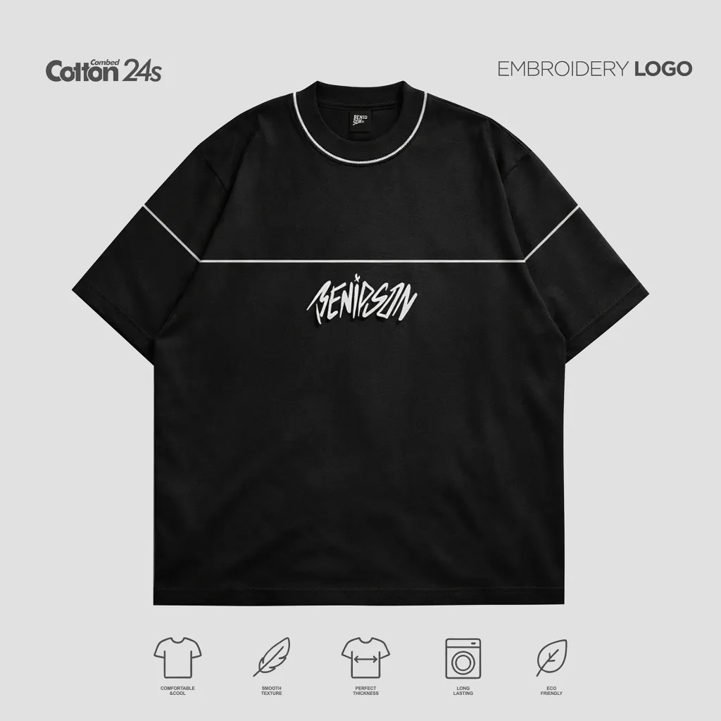 Benidson Oversized Tshirt Kaos Stripless