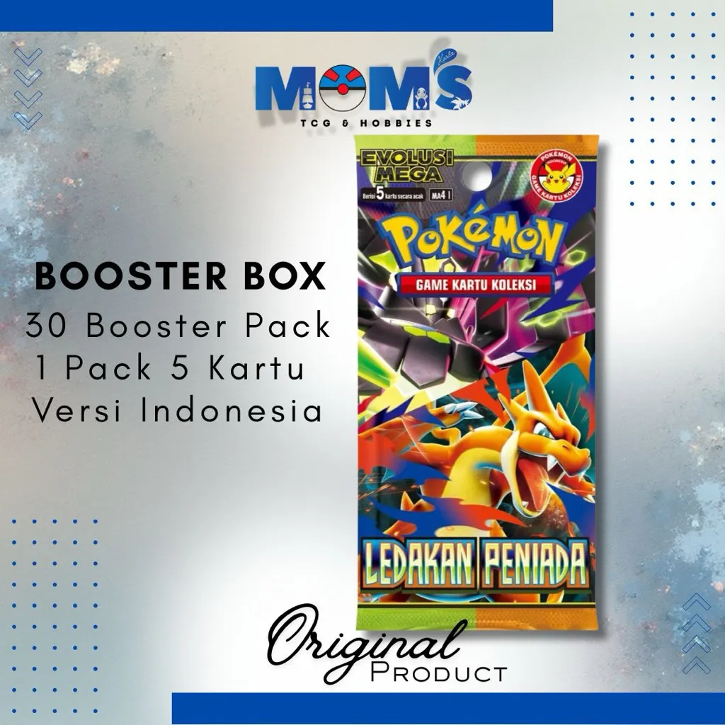 Pokemon TCG Ledakan Peniada Evolusi Mega (MA4) Trading card Game Versi Indonesia