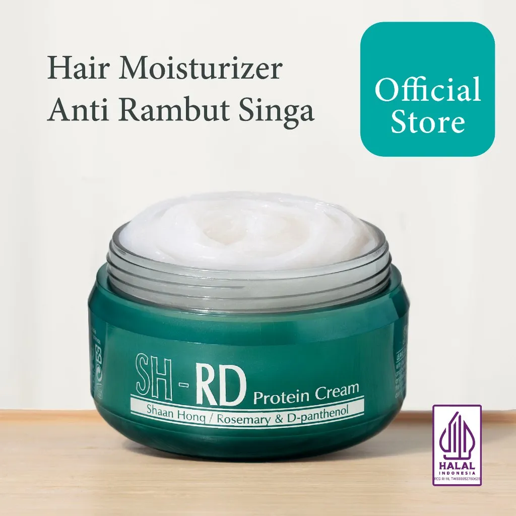 SH-RD | Protein Cream (50ml - 80ml) | Moisturizer & Vitamin Rambut | Hair Care Rambut Ngembang, Kering & Kusut