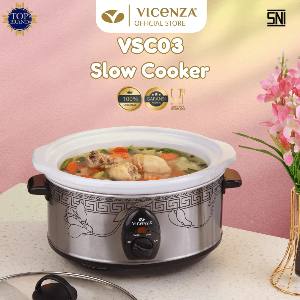 Vicenza VSC03 Penanak Perlahan Slow Cooker 3.5 L