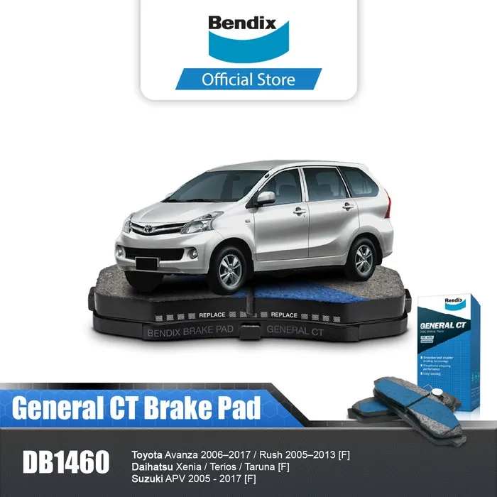 Bendix Kampas Rem Brake Pad Mobil Toyota Avanza 2005-2020 DB1460GCT