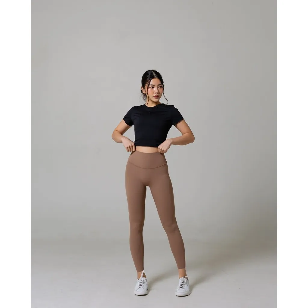 Laurelton Dynamic Soft Lily Legging - Free Size & Seamless & Buttery Soft | Legging Olahraga Yoga Pilates Gym Wanita Celana Olahraga Wanita