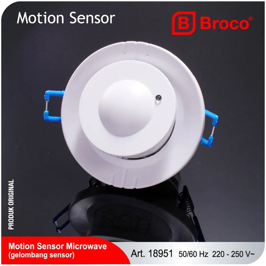 Broco Electrical Galleo 18951 Microwave Motion Sensor - Snow White