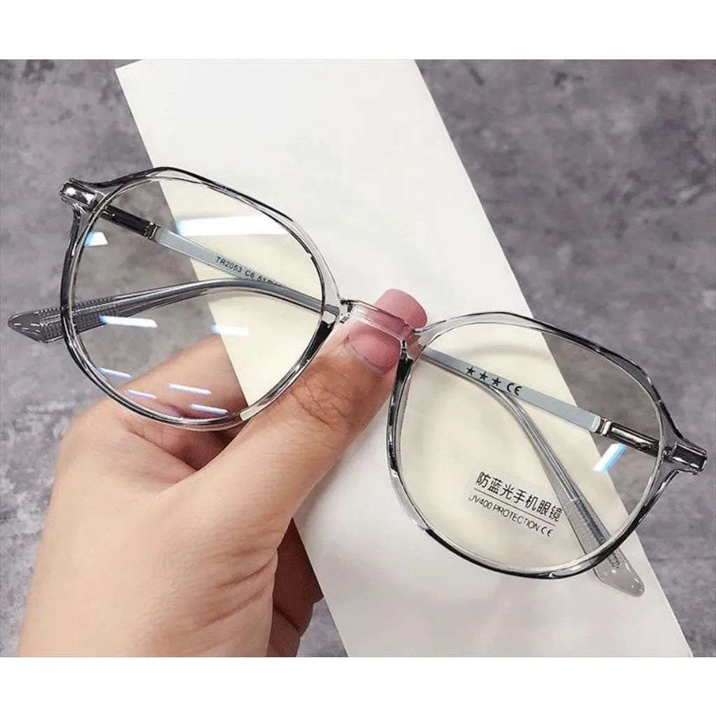 Kacamata Minus -1 -2 -3 -4 -5 -6 Fashion Korea Anti Blue Light Anti Radiasi Smartphone Dan Laptop Model Cat Eye