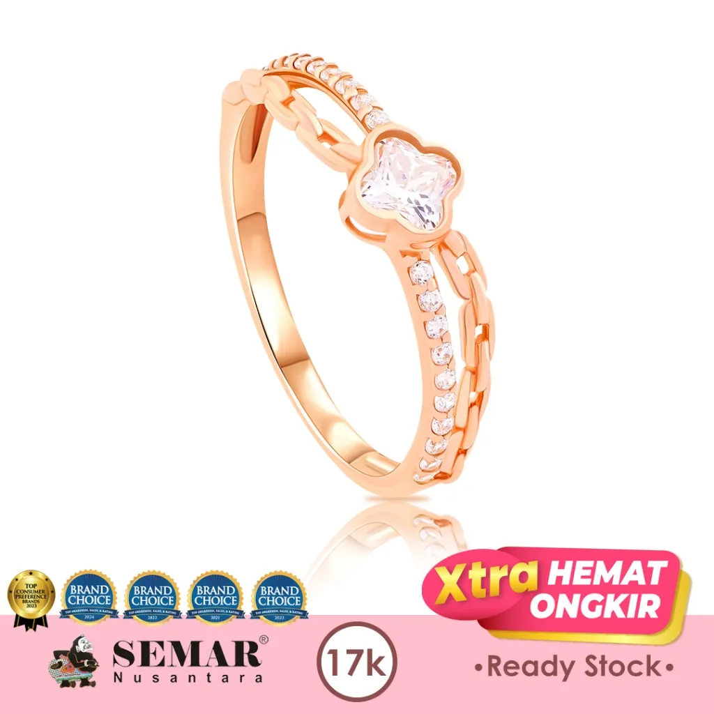 Cincin Emas Carly Shine Gold 17K Semar Nusantara
