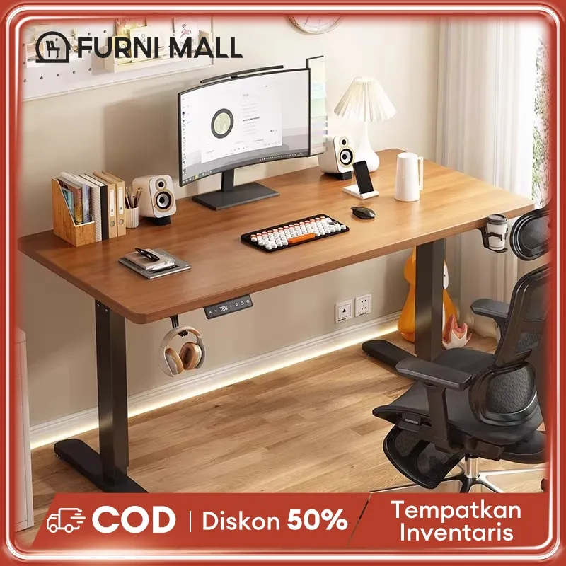 Meja Kerja Elektrik Meja Belajar Meja Komputer Meja Kantor Gaming Adjustable Standing Desk