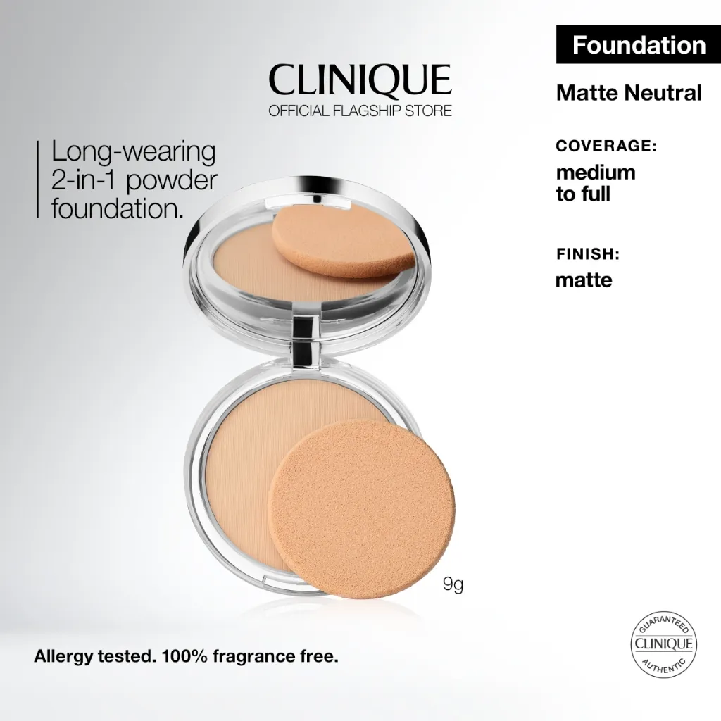 Clinique Superpowder Double Face Makeup 10gr - powder - bedak - compact powder