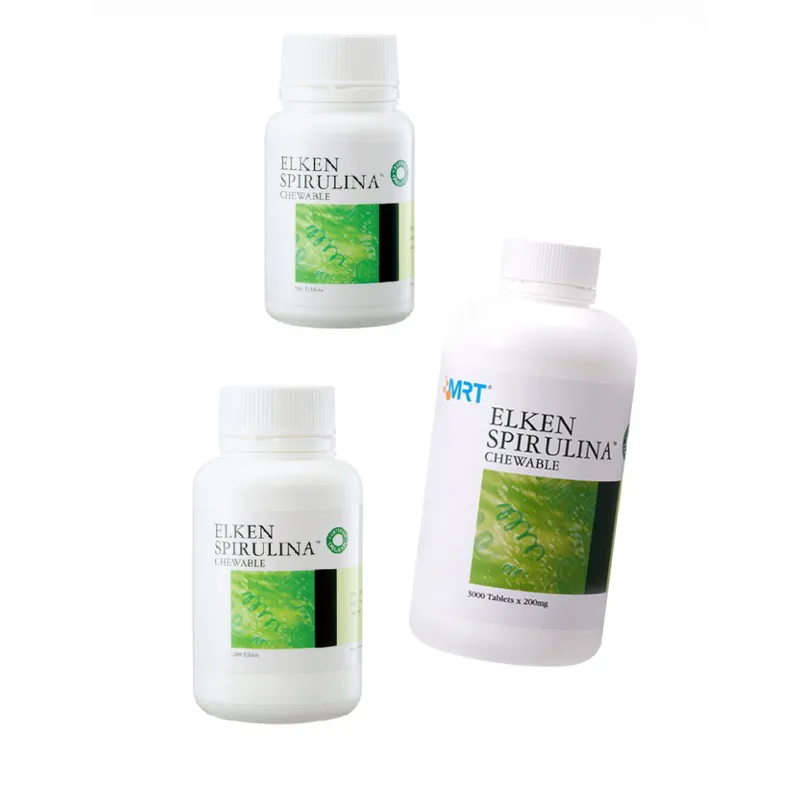 Elken Spirulina 500 / 650 / 1000 / 1200 / 3000 Tablet