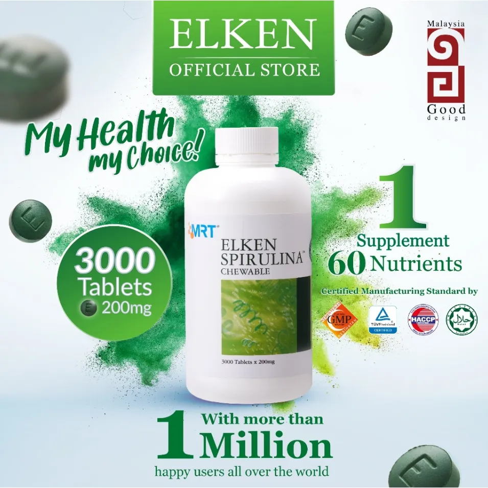 SPIRULINA 650 TABLET SEGEL ORIGINAL