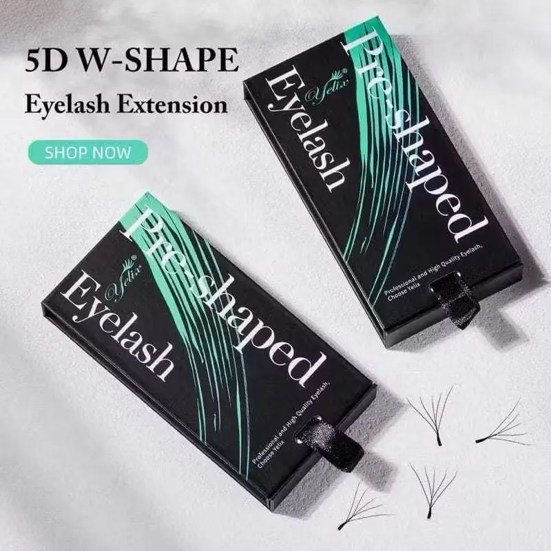 YELIX 5D-W PRE-SHAPED AUTO FAN EYELASH EXTENSION RUSSIAN VOLUME BULUMATA RUSSIAN YELIX