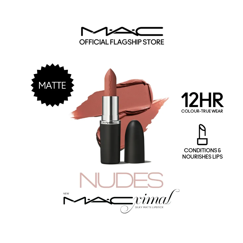 MAC MACXIMAL Silky Matte Lipstick / Lipstik Tahan Lama