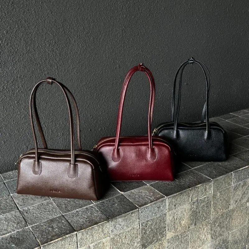 Tas Selempang Wanita Kulit Sapi Asli Berkualitas Premium Voire Leather Livy Polos Shoulderbag Slingbag